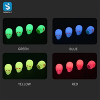 Car skull tire luminous valve cap